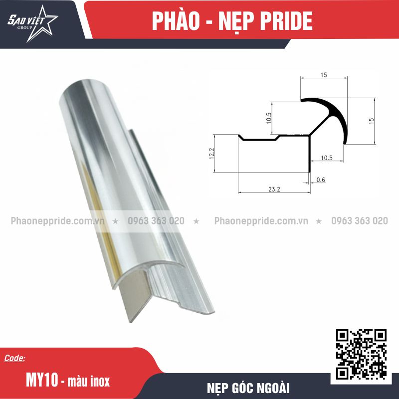 NẸP HỢP KIM BO GÓC TRÒN MY10 - Ảnh 3