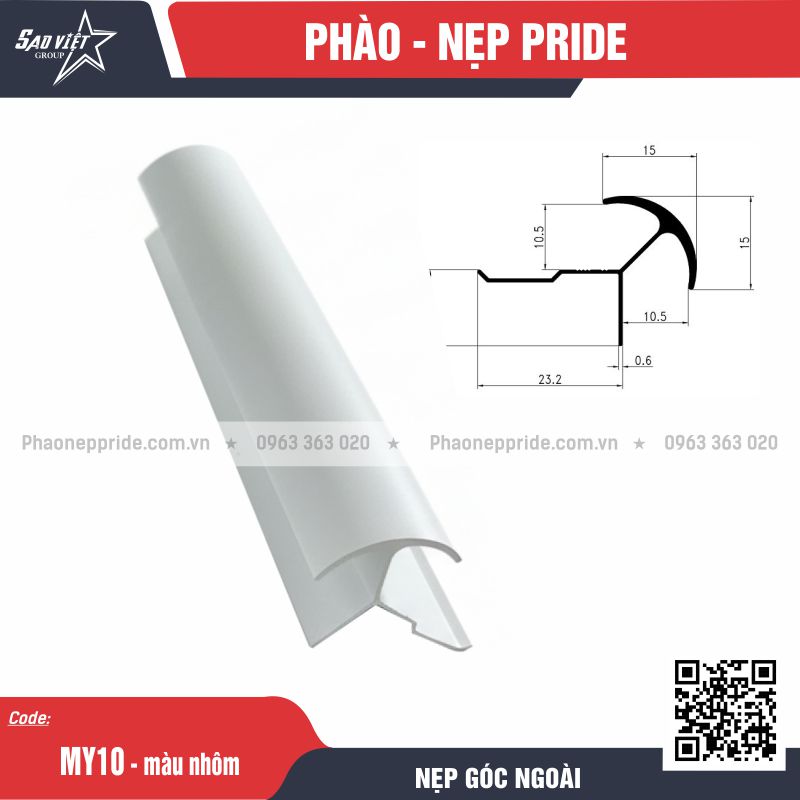 NẸP HỢP KIM BO GÓC TRÒN MY10 - Ảnh 2