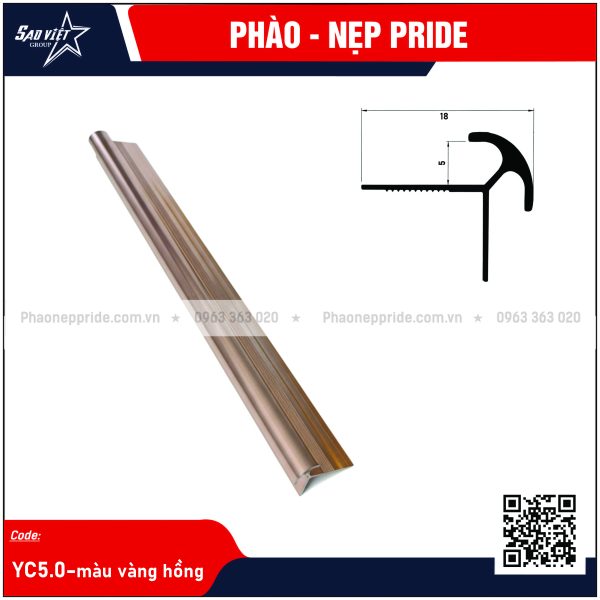 Alternative view of NẸP HỢP KIM GÓC NGOÀI YC5.0