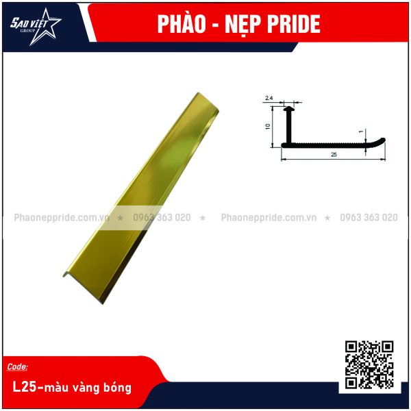 NẸP MB - NẸP SÀN GỖ L25