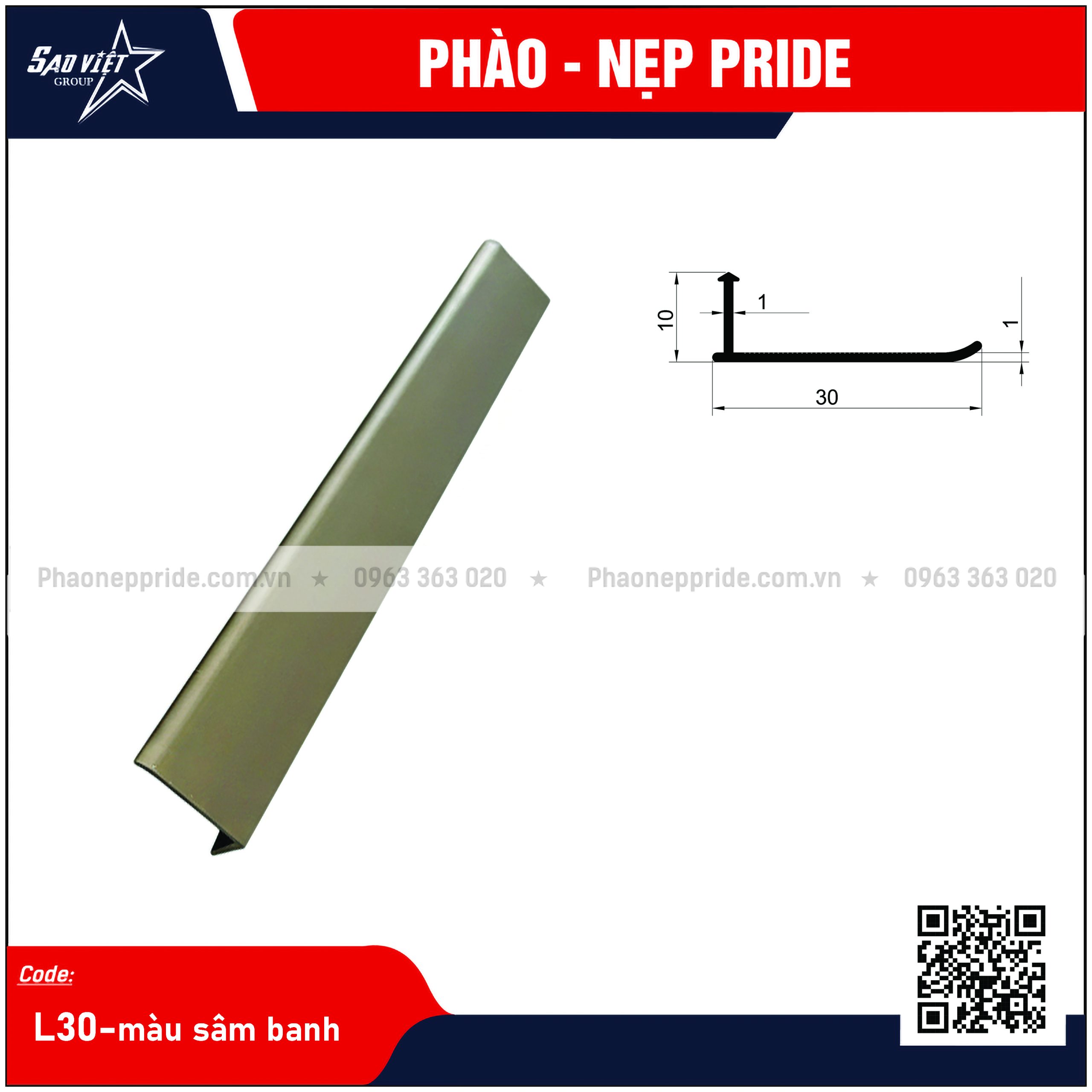 NẸP MB - NẸP SÀN GỖ L30 - Ảnh 4