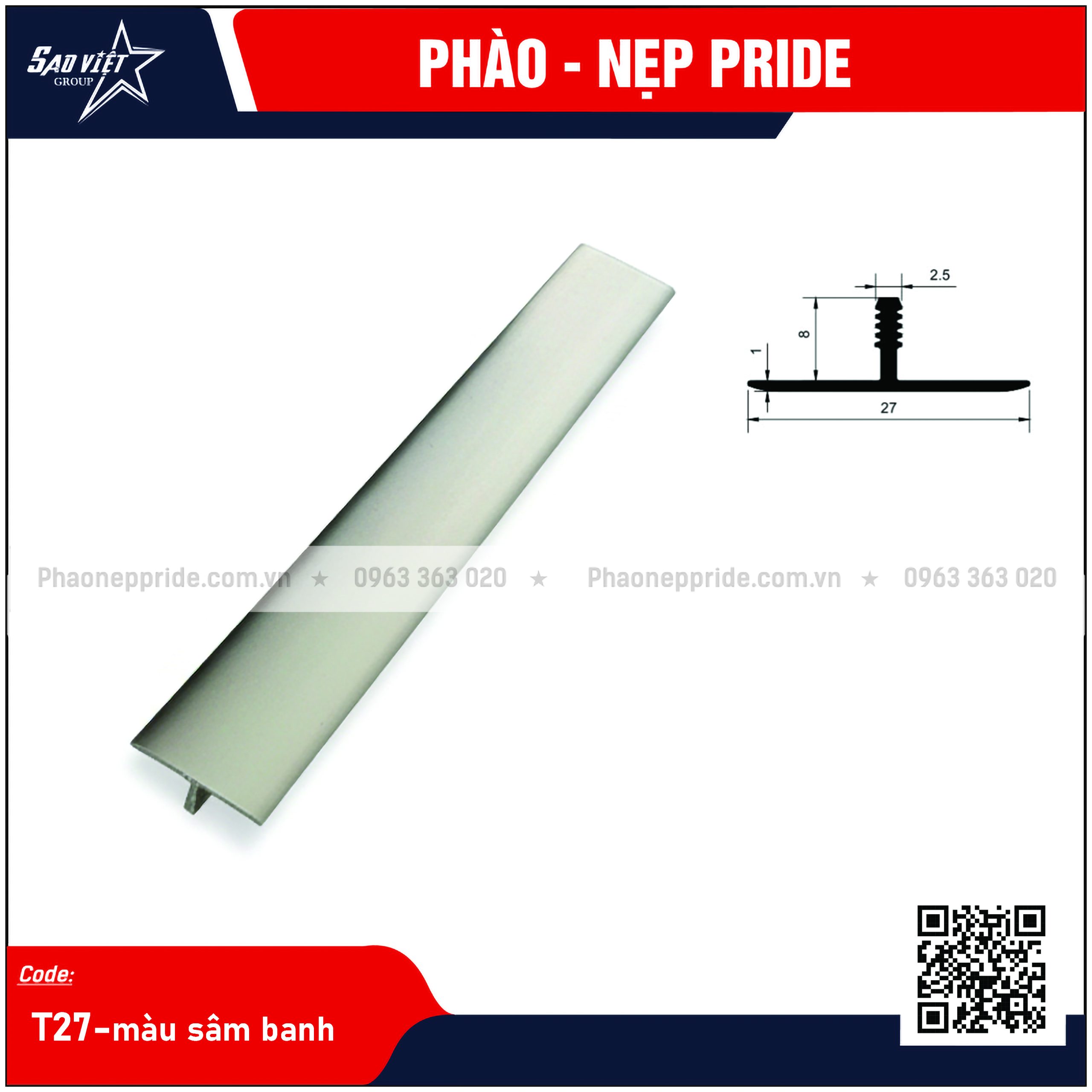 NẸP MB - NẸP SÀN GỖ T27 - Ảnh 5