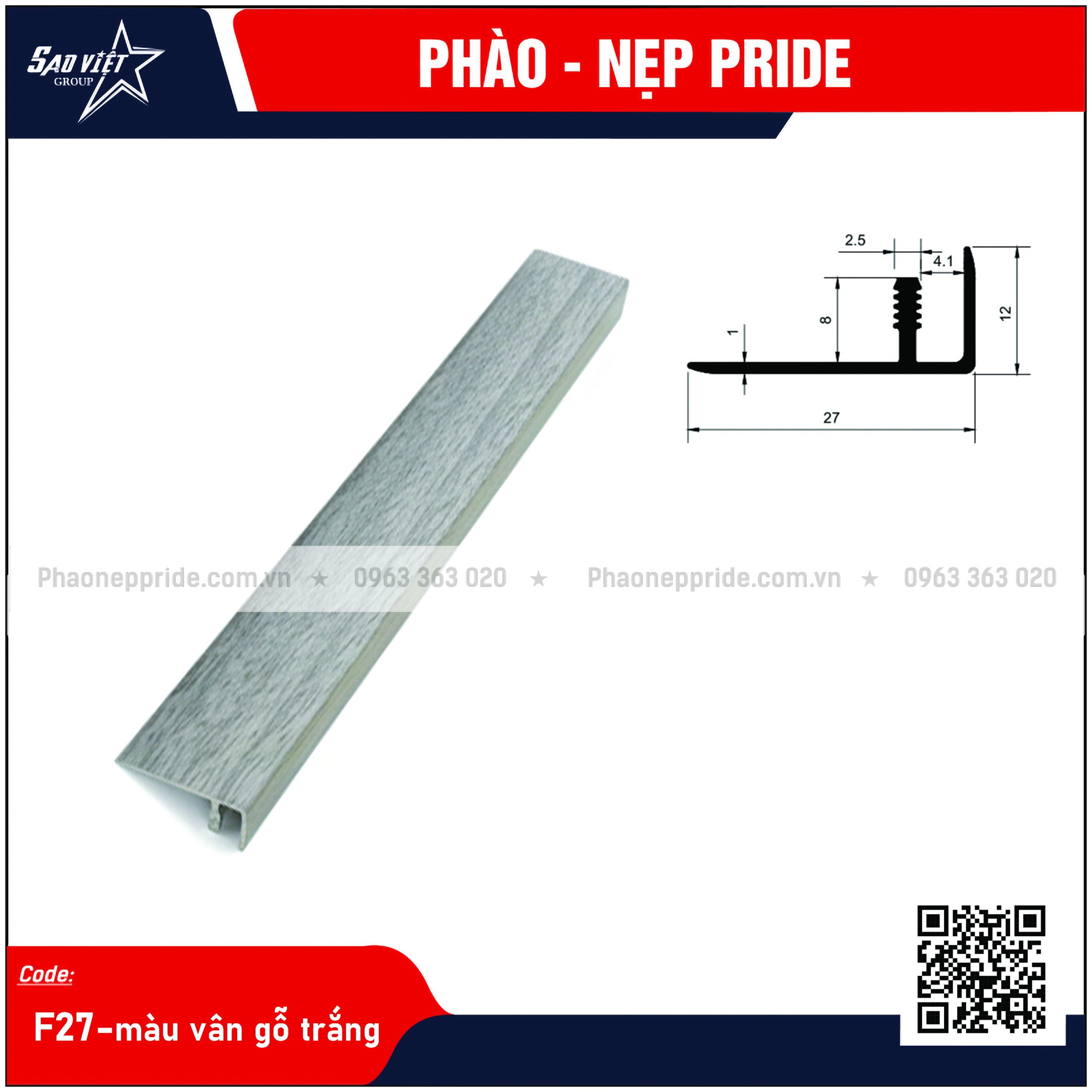NẸP MB - NẸP SÀN GỖ F27 - Ảnh 6