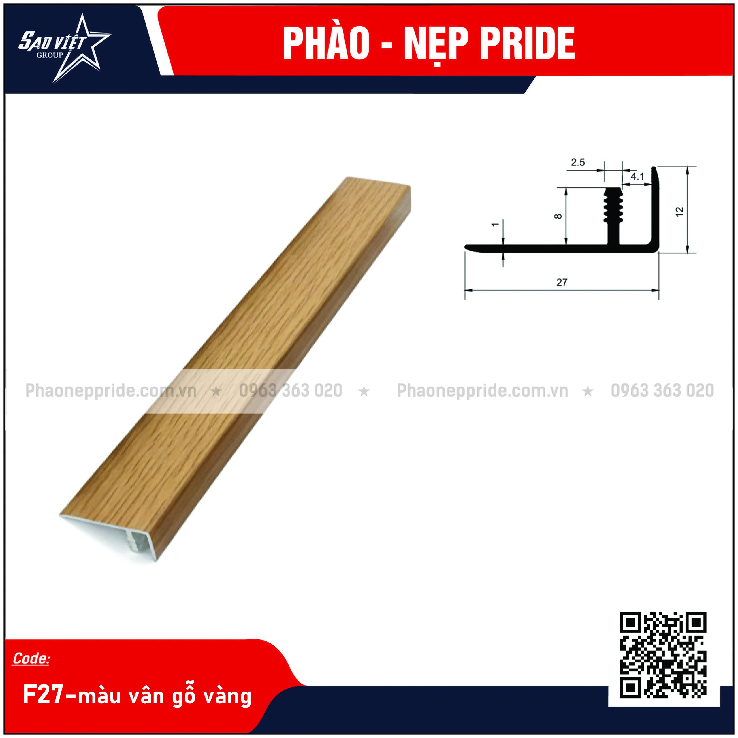 NẸP MB - NẸP SÀN GỖ F27 - Ảnh 7