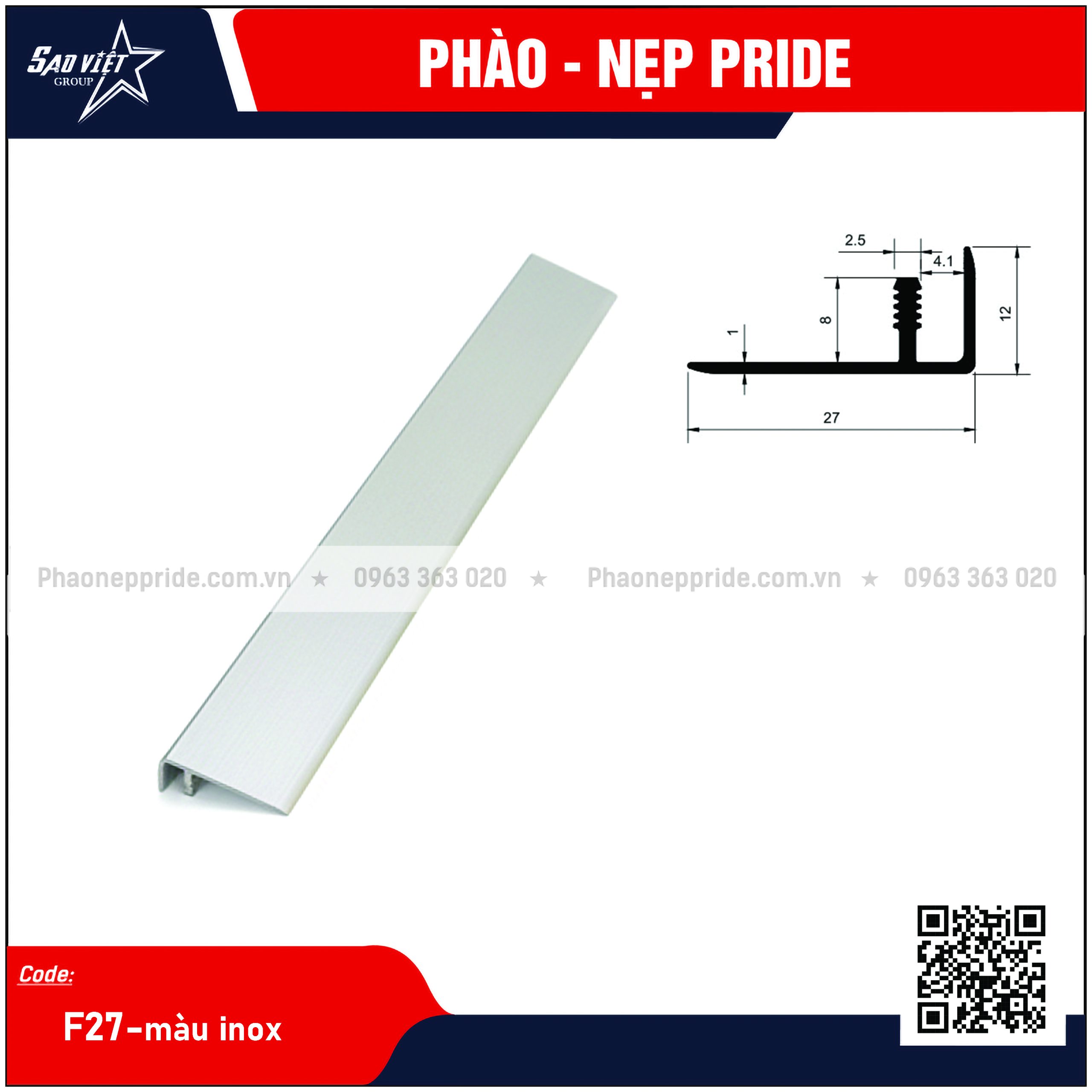 NẸP MB - NẸP SÀN GỖ F27 - Ảnh 4