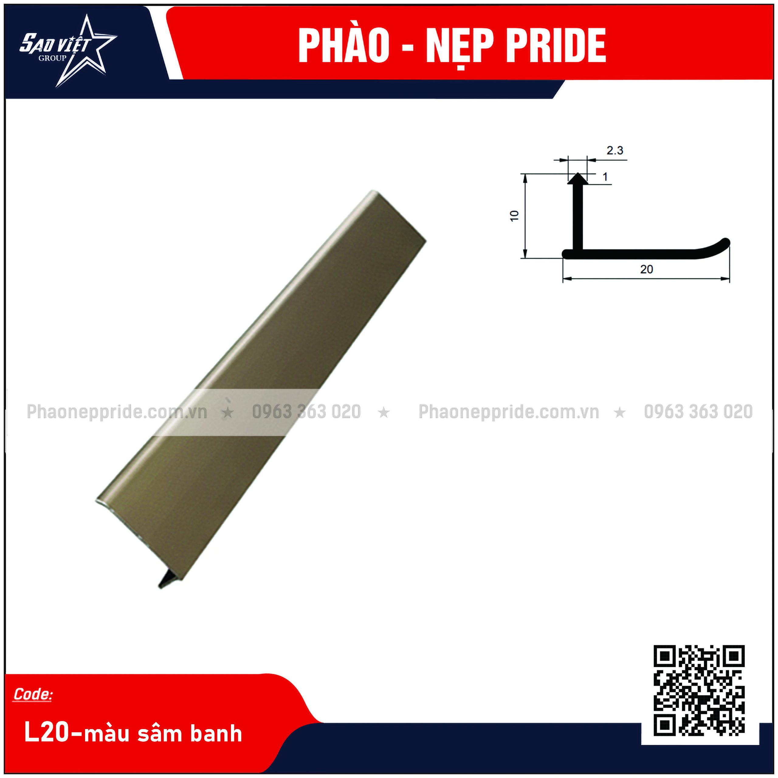 NẸP MB - NẸP SÀN GỖ L20 - Ảnh 6