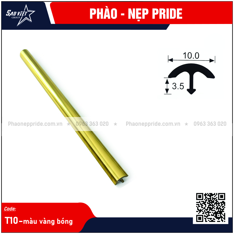 NẸP HỢP KIM TRANG TRÍ T10