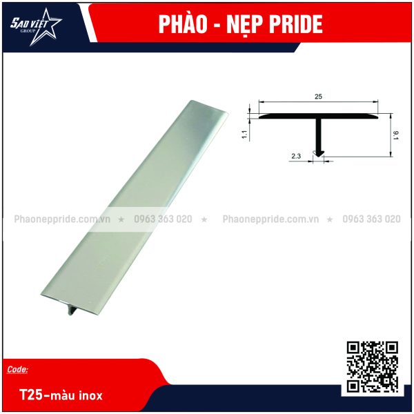 Alternative view of NẸP HỢP KIM TRANG TRÍ T25