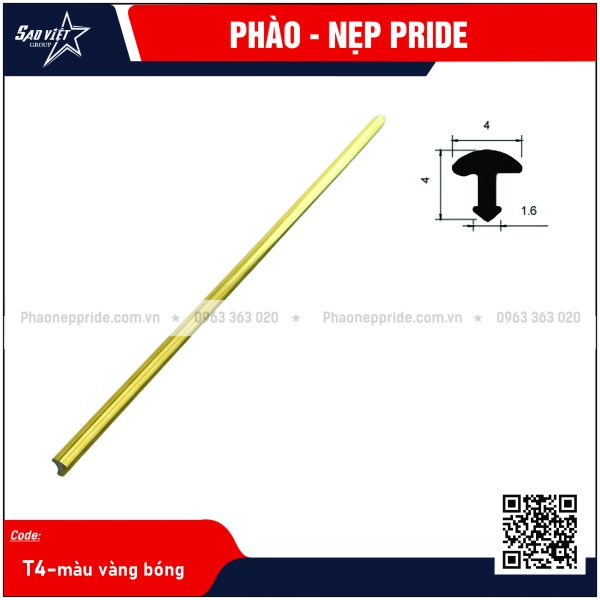 NẸP HỢP KIM TRANG TRÍ T4