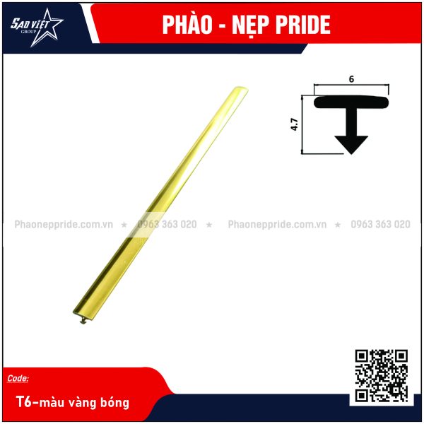 NẸP HỢP KIM TRANG TRÍ T6