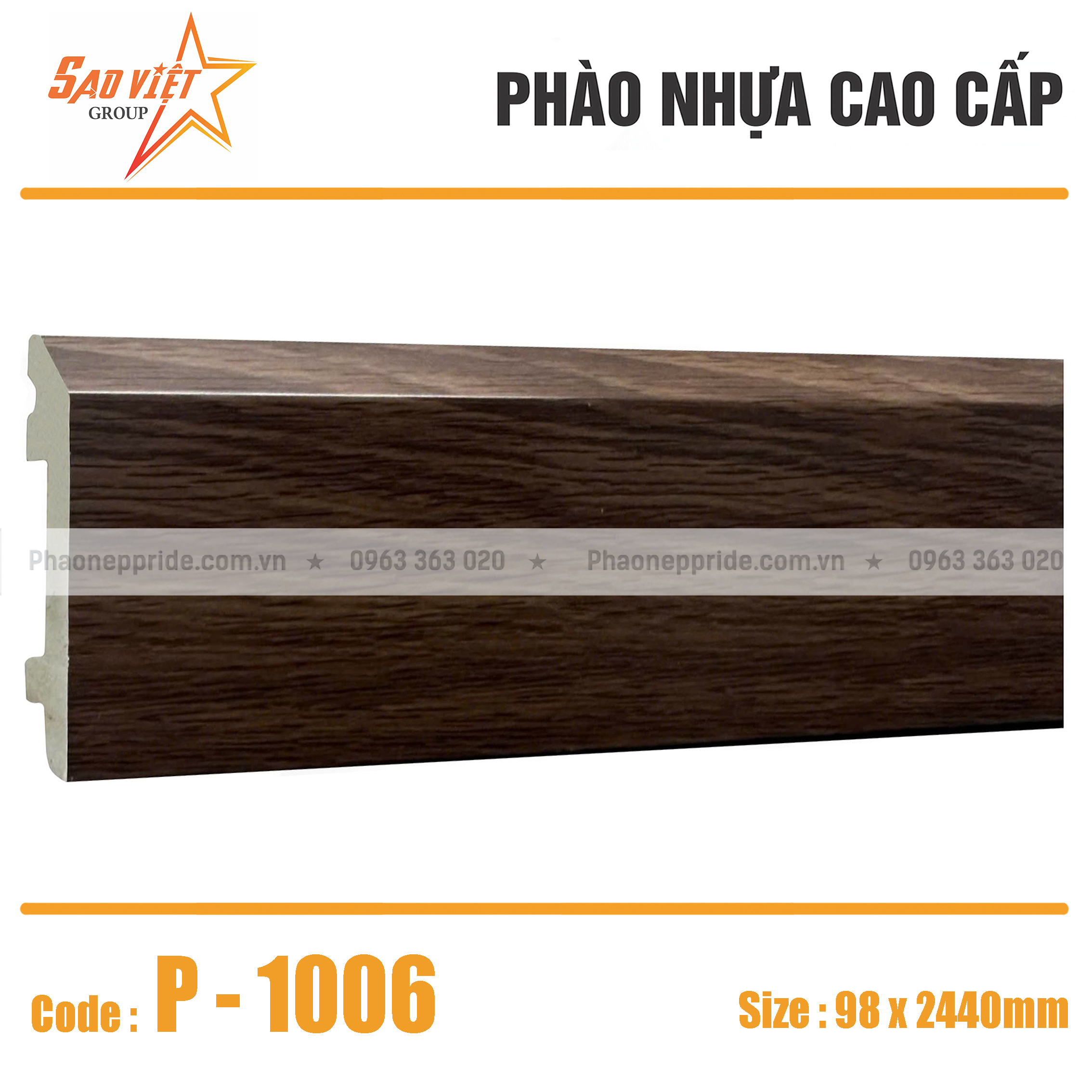 PHÀO CHÂN TƯỜNG VUÔNG PS 100mm MÃ P-1006