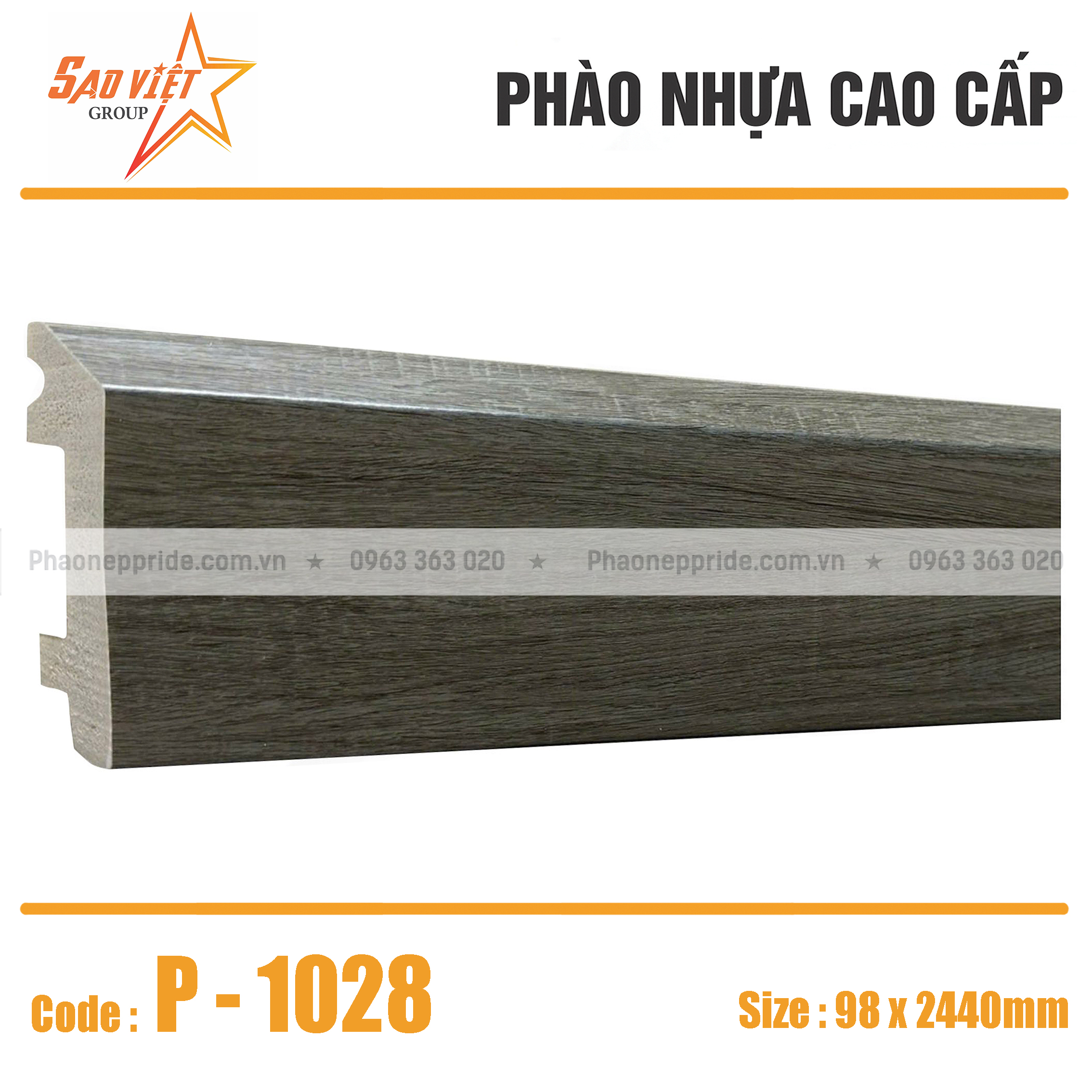 PHÀO CHÂN TƯỜNG VUÔNG PS 100mm MÃ P-1028