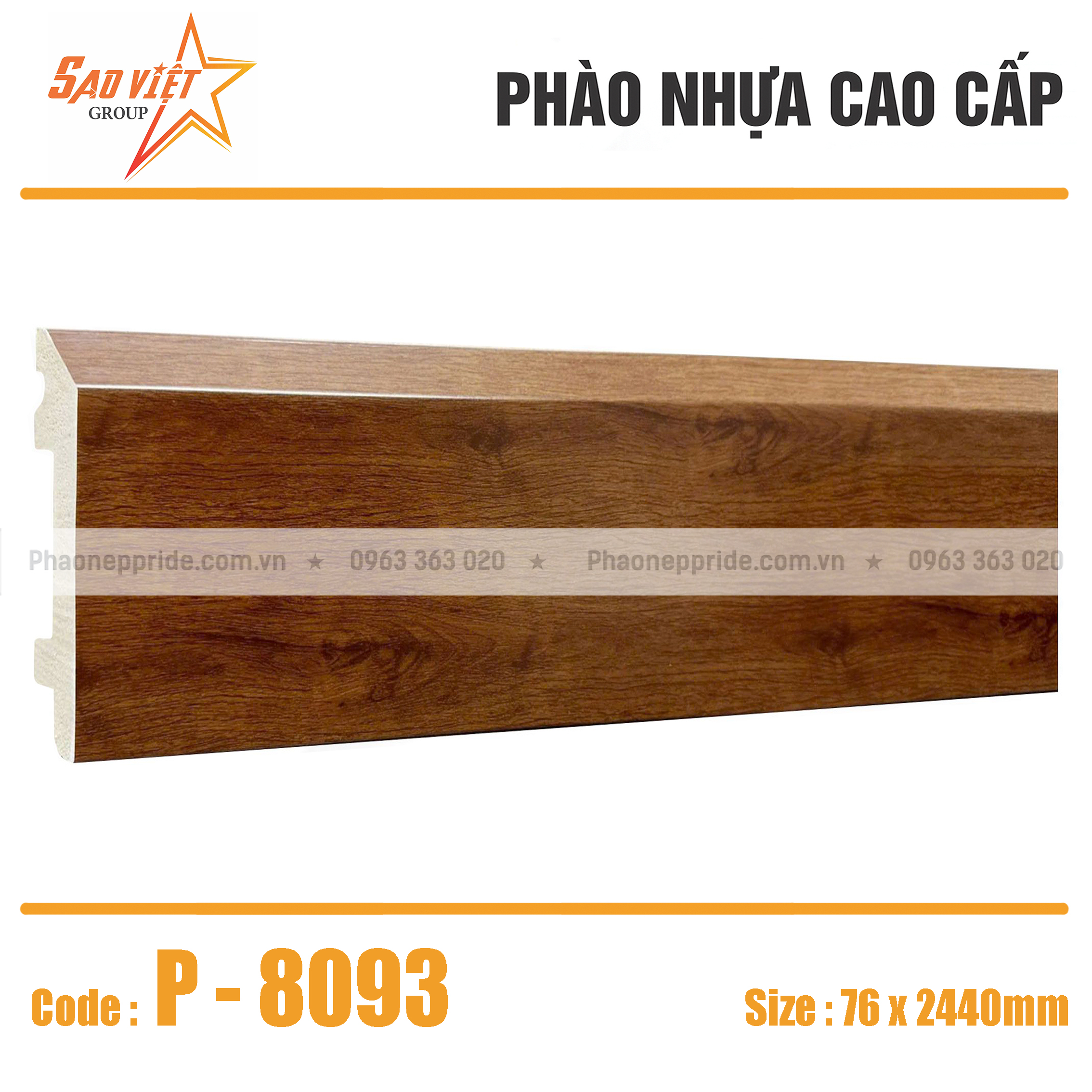 PHÀO CHÂN TƯỜNG VUÔNG PS 80mm MÃ P-8093