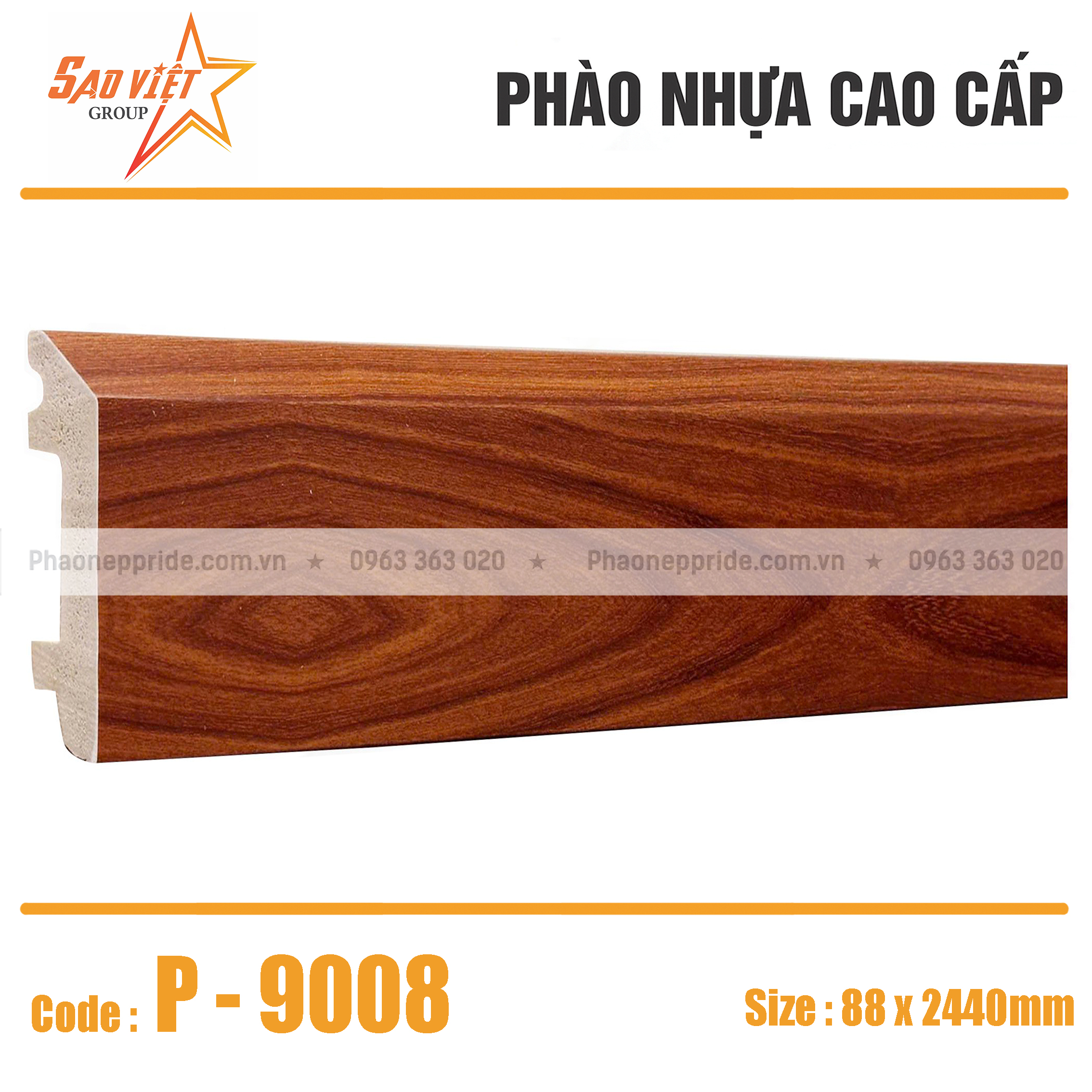 PHÀO CHÂN TƯỜNG VUÔNG PS 90mm MÃ P-9008