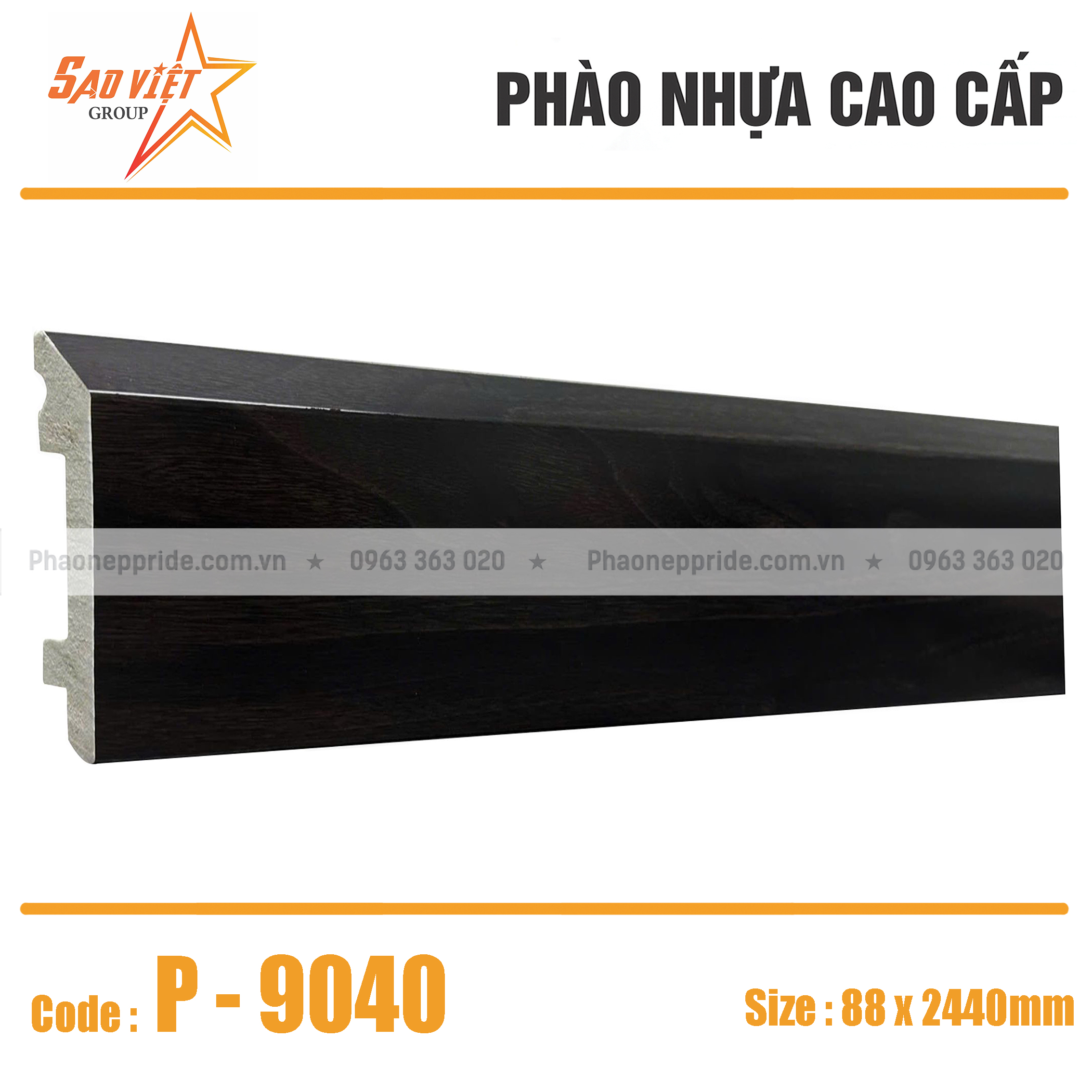 PHÀO CHÂN TƯỜNG VUÔNG PS 90mm MÃ P-9040