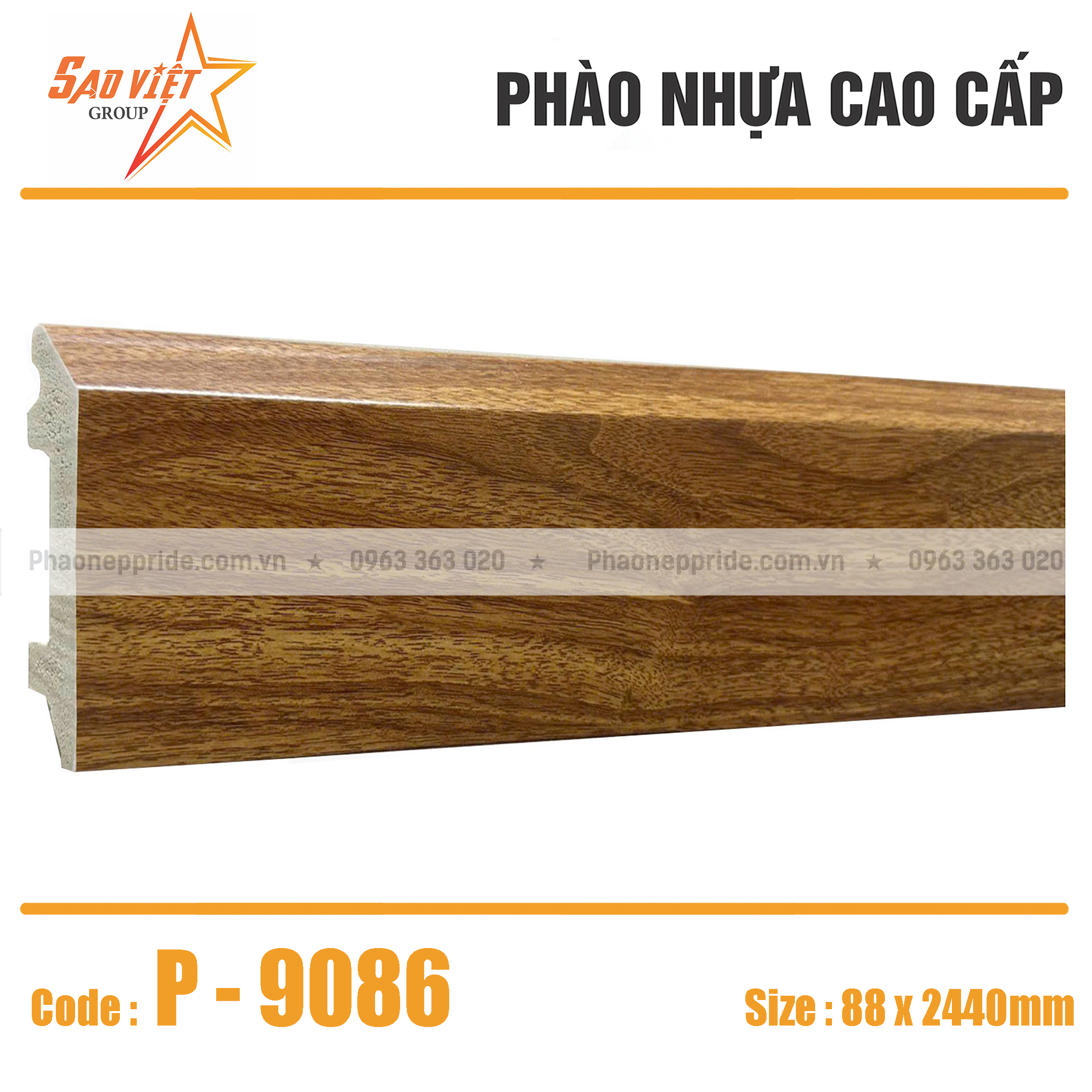 PHÀO CHÂN TƯỜNG VUÔNG PS 90mm MÃ P-9086